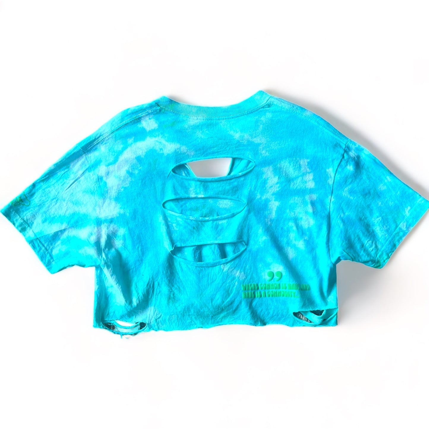 ODCO Crop Top Every Blue/neon green